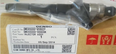 Топливная форсунка Denso 095000-9560 / 1465A257, 1465A297 Mitsubishi L200 4D56NEW