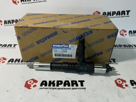 Топливная форсунка Komatsu 6251-11-3200 / 095000-6640 (К)