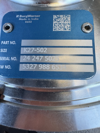 Турбокомпрессор BorgWarner 53279886534 / 0019906340 / 0019906350